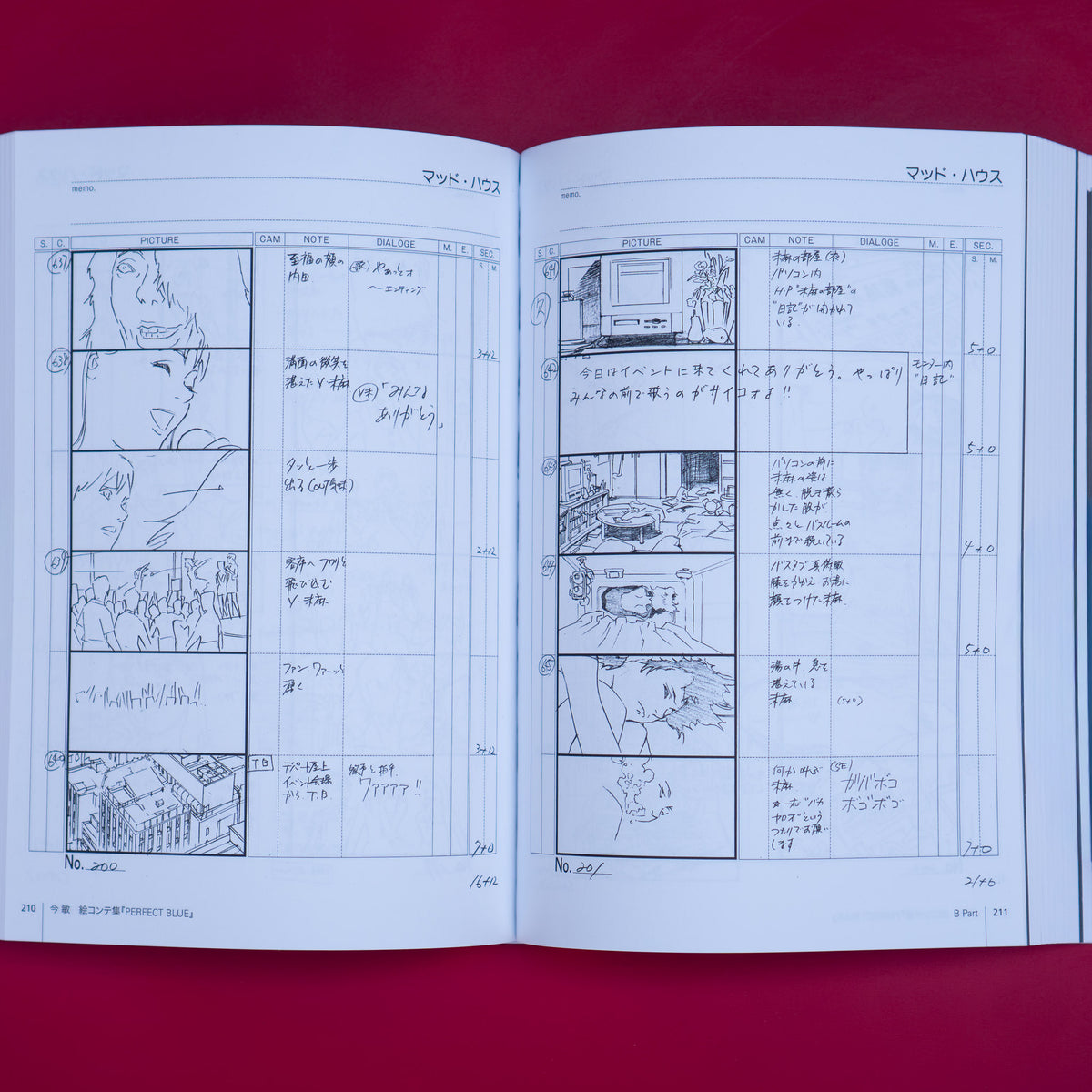 Perfect Blue - Storyboard Book